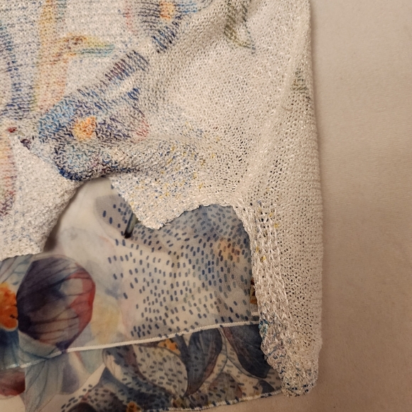 Sioni Floral Knit Layered Sweater - Picture 11 of 13